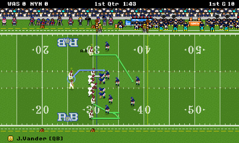 retro bowl unblocked 77 screenshot
