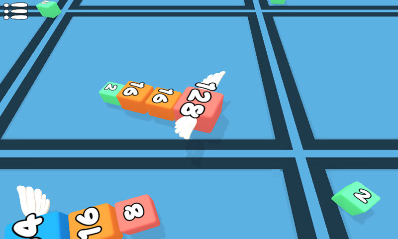 snake 2048 screenshot