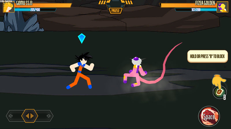 stickman dragon fight screenshot